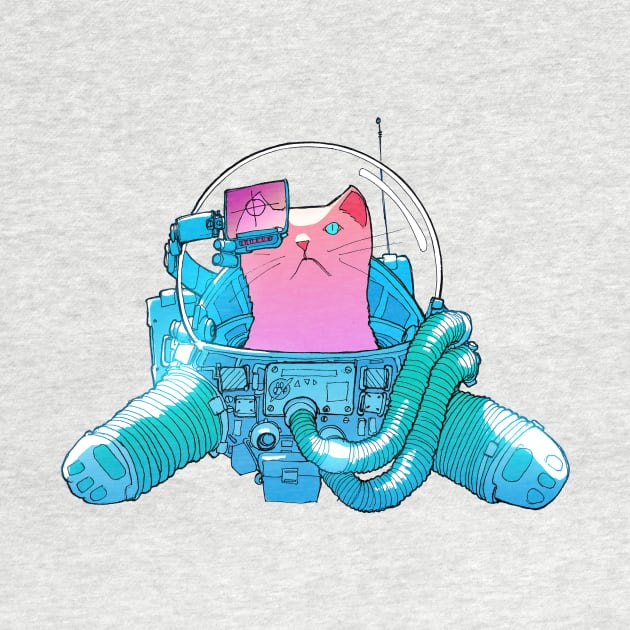 SPACE CAT by spacegoose